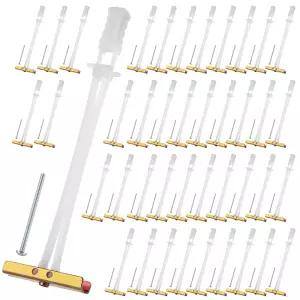 우니 40pcs 벽 앵커 67인치 중공 31624 볼트 스냅 토글 드라이월 헤비 듀티용 TV 마운팅 키트 최대