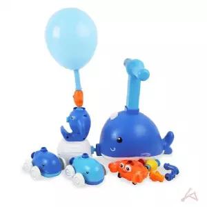 돌고래 풍선 동력 장난감 20p 어린이 목욕 놀이 물놀이 유아 교육완구