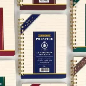 [문구] 클래식 디자인 좌철 수첩 랜덤 7P 유선 필기 메모장