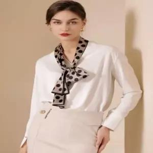 여성 고급 무늬 롱스카프 땡땡이 코디 봄스카프 롱머플러 여성스카프 롱스카프 봄스카프