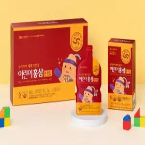 종근당 어린이 홍삼 6년근 튼튼업 600ml x 1개 키즈홍삼 면역력 체력  (LIVING SENSE)