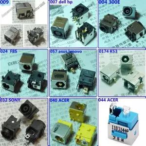호환 델 N5010 N5110 m5010 레노버 Y450 VGN-C FE 에이서 5520 5610 4220용 9종 DC 전원 잭 커넥터