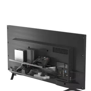 티비 텔레비전 네트망 무타공 TV 후면 선정리 거치 공간 셋톱박스 받침대 게임기 수납 진열