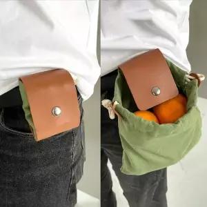 다용도 미니 허리띠 가방 접이식 수납 벨트 공구 주머니 비상용 피크닉 캠핑 낚시 준비물