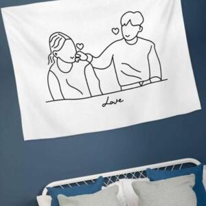 [2개구성] 러브볼터치 특대200X150 인테리어포스터 패브릭가림막 가림막포스터 패브릭포스터 EW7DD459