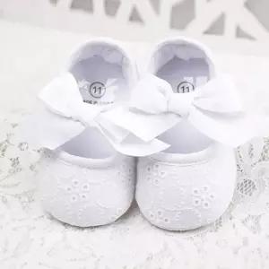 [모두쇼핑]하양 리본 백설공주님 보행기화 203025 아기신발 유아신발 신생아신발 보행기신발 베이비신발