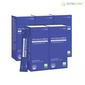 [뉴트리코어] 100% 유기농 NFC 블루베리즙 x 4+1박스 (70포)