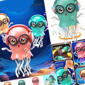 춤추는 대왕 문어 인형 리듬 댄싱 작동 완구 어린이 선물 장난감