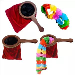 섬리카 매직 1 PCS 소품 26cm 15cm 29cm 손잡이 마법 사라지도록 만드세요 트릭을 가방 교체 나타나거나