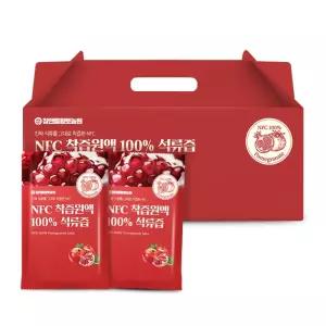 NFC 석류즙 100% 착즙 원액 30포 주스 순수 무첨가 물한방울넣지않은 진한 프리미엄 과일즙 여성 케어 HACCP 건강음료 터키산