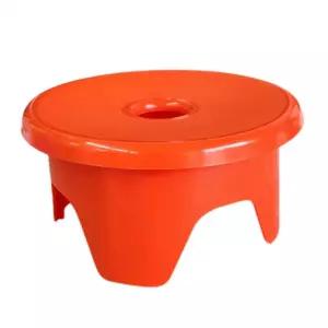 매직크린 원형 목욕의자 레드