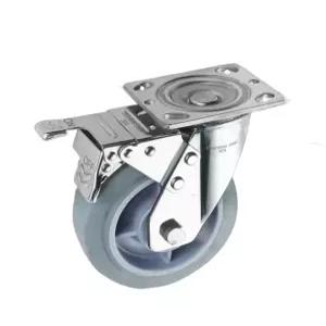 의료용 캐스터 병원 침대 바퀴 환자 베드용 스테인리스 브레이크 휠