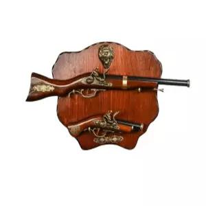 복고풍 벽장식 서부 총 모형총 인테리어 미국 웨스턴 데코 피규어 포스터 소품