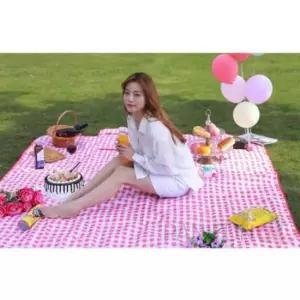 접이식 돗자리 레드체크 돗자리매트 야외돗자리 해변돗자리 한강돗자리 캠핑방수매트