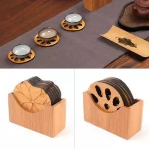 컵받침 티코스터 우드 우드컵받침 디자인컵받침 세트