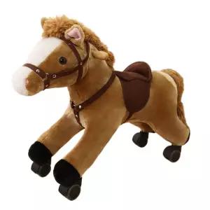 승마 사이클 흔들 자전거 목마 바퀴달린 완구 실내 말타기 교구 조랑말 장난감 인형 라이딩