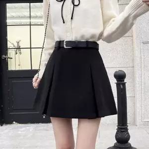 [라일리여성의류] Rly 미니 치마 데일리 무지 플리츠 스커트