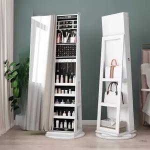 수납전신거울 캐비닛 액세서리 공간활용 쥬얼리 보관 원룸