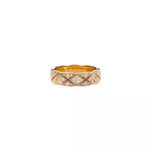 [엘러브] 샤넬 코코크러쉬 링 스몰모델 53호 18K 베이지골드 다이아몬드 6ET0526