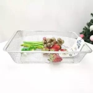 [생활] 사각 바구니 B 1017 선택 / 와이어 바스켓 과일 트레이 업소용