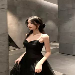 블랙드레스 스몰 셀프 2부 연주회 사진 이브닝 드레스 웨딩