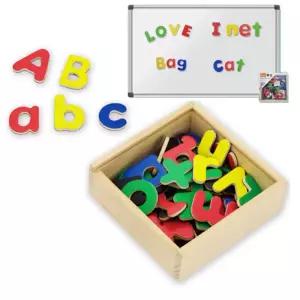 유치원 영어공부 붙였다 떼었다 원목 자석 색깔 알파벳 52p 퍼즐세트 감성발달 지구력