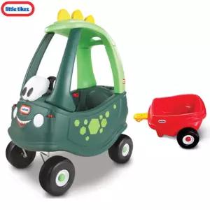 리틀타익스 3살 유아 붕붕카 코지쿠페 다이노 지붕차+트레일러 조립서비스 승용장난감