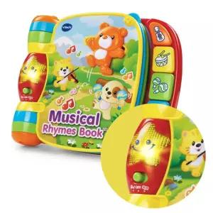 6개월 불빛 5가지악기소리 영어동요가나오는 뮤지컬 사운드북 아기장난감 신나는놀이