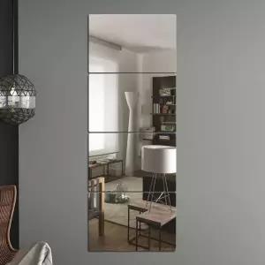 벽에 붙이는 안전 아크릴 거울 4p 20x30cm 부착식거울(직사각)