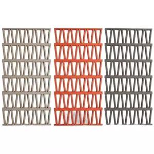 큐블럭 벽돌타일 가벼운 롱브릭 고벽돌 모노 견고한 그리드 시멘트 벽