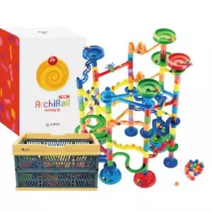 초등 운동에너지 과학교구 롤러코스터 아키레일108P+보관함 구슬경주 유치원