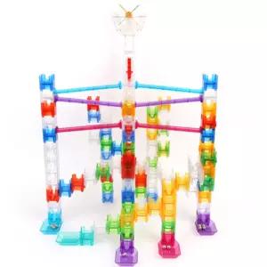 남아 건축교구 구슬굴리기 장난감 컬러큐브 아키레일176P 운동에너지 스피드게임