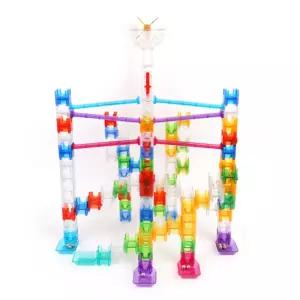 5살 조립 장남감 교구 쇠구슬굴리기 컬러큐브 아키레일 92P 스피드게임 마블런