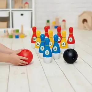레드박스 볼링놀이 세트 실내 스포츠 소근육 볼링핀 어린이 공굴리기 공놀이 볼링공