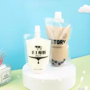 투명 음료 봉지 쉐이크 300ml 파우치 일회용 비닐팩 테이크아웃