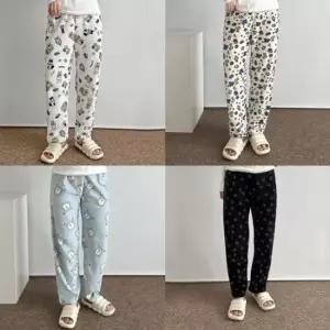 홈애니멀바지 동물팬츠 패턴 파자마 할머니속바지 바지 여성