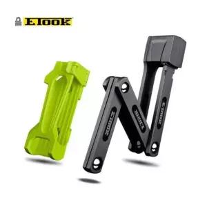 자전거열쇠 ETOOK 특수합금 자전거 바이크 자물쇠 폴딩락 ET480