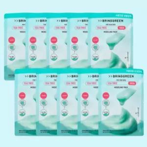 브링그린 모델링팩 티트리 시카 석고팩 고무 10개 BNS