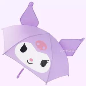 [이지커머스]산리오 쿠로미 페이스 47 입체 수동우산 우산 유아우산 아기우산 아동우산 어린이우산