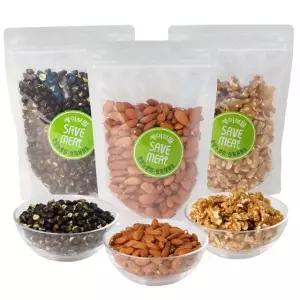 [인기견과3종] 아몬드 300g + 호두 220g + 서리태볶음 280g