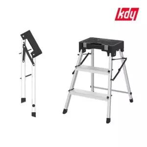 접이식스툴 사다리의자 공구보관 3단 알루미늄 스텝스툴 150kg