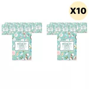 부케가르니 소프트코튼 옷장방향제 S 20개 X10SET BNA