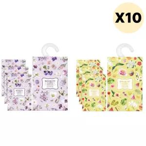 부케가르니 머스크 일랑 옷장 방향제 L 8개 X10 BNA