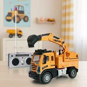 유앤원 중장비 시리즈 RC카 덤프트럭 굴삭기 포크레인 6방향주행 미니카 무선조종 랜덤발송