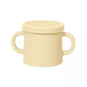 블루마마 유아컵 양손 실리콘 머그컵 뚜껑 세트 버터 BNA