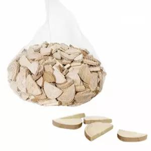 뚝딱 천연나무 조각 반원 중 500g 약250개 만들기 교구 재료