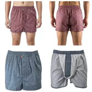 [갤러리아] 비비안 부드러운 순면 분리망 있는 남성 트렁크팬티 2종세트 TP4408F