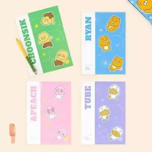 [문구/오피스] 카카오프렌즈 비비드 신학기 제본 노트 라인 줄공책 10권