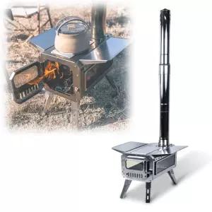 캠핑소형난로 휴대용 스텐 캠핑 소형 화목난로 난방 우드스토브