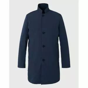 [하프클럽/트레몰로]G블루 패딩라이너 단추 바바리 점퍼_TRNEBXSC411